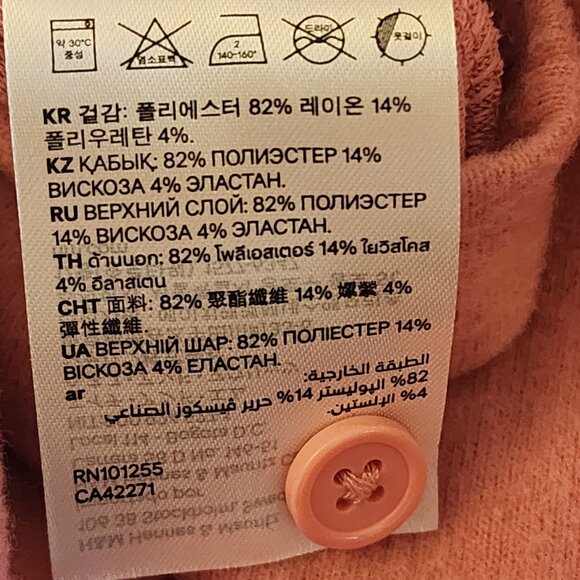 Divided by H&M Pink Crop Sweater | Size Large | Barbiecore Cozy Cute - Picture 11 of 12